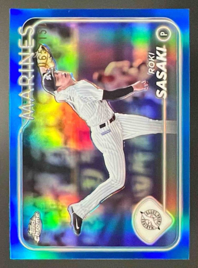 その他 Roki 2024 Topps Chrome NPB Blue Refractors #127 Roki Sasaki /150