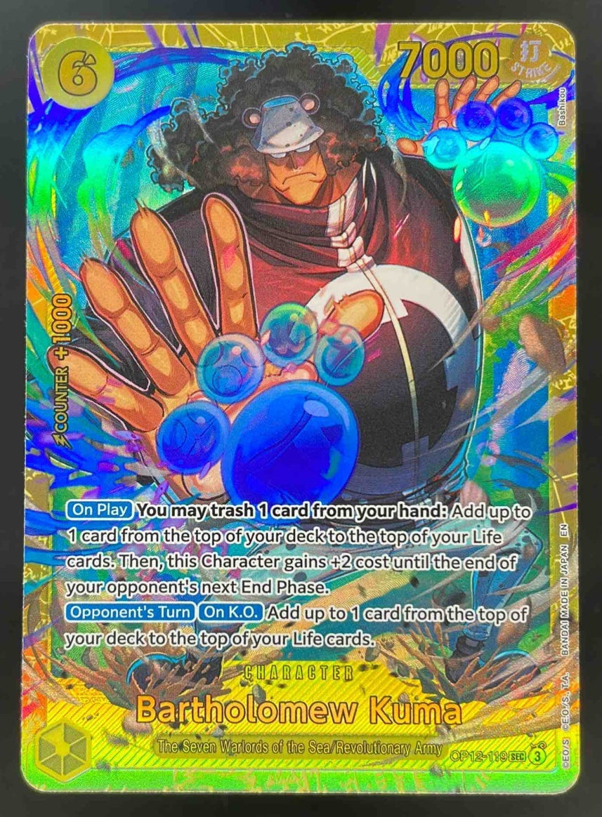 2025 ONE PIECE バルトロメオ・クマ #119 2025 One Piece Legacy of the Master #OP12-119 Bartholomew Kuma