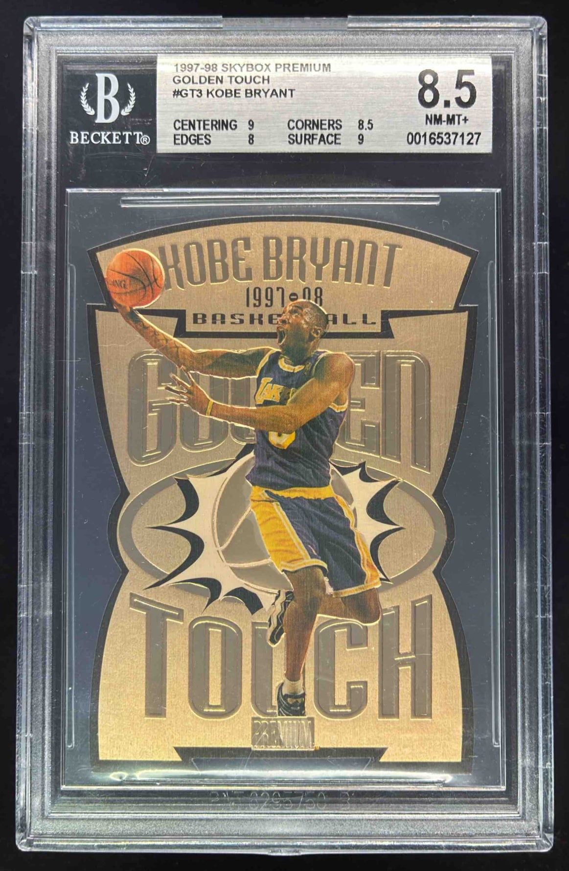 1997-98 Skybox x Premium Golden Touch #3GT Kobe Bryant BGS