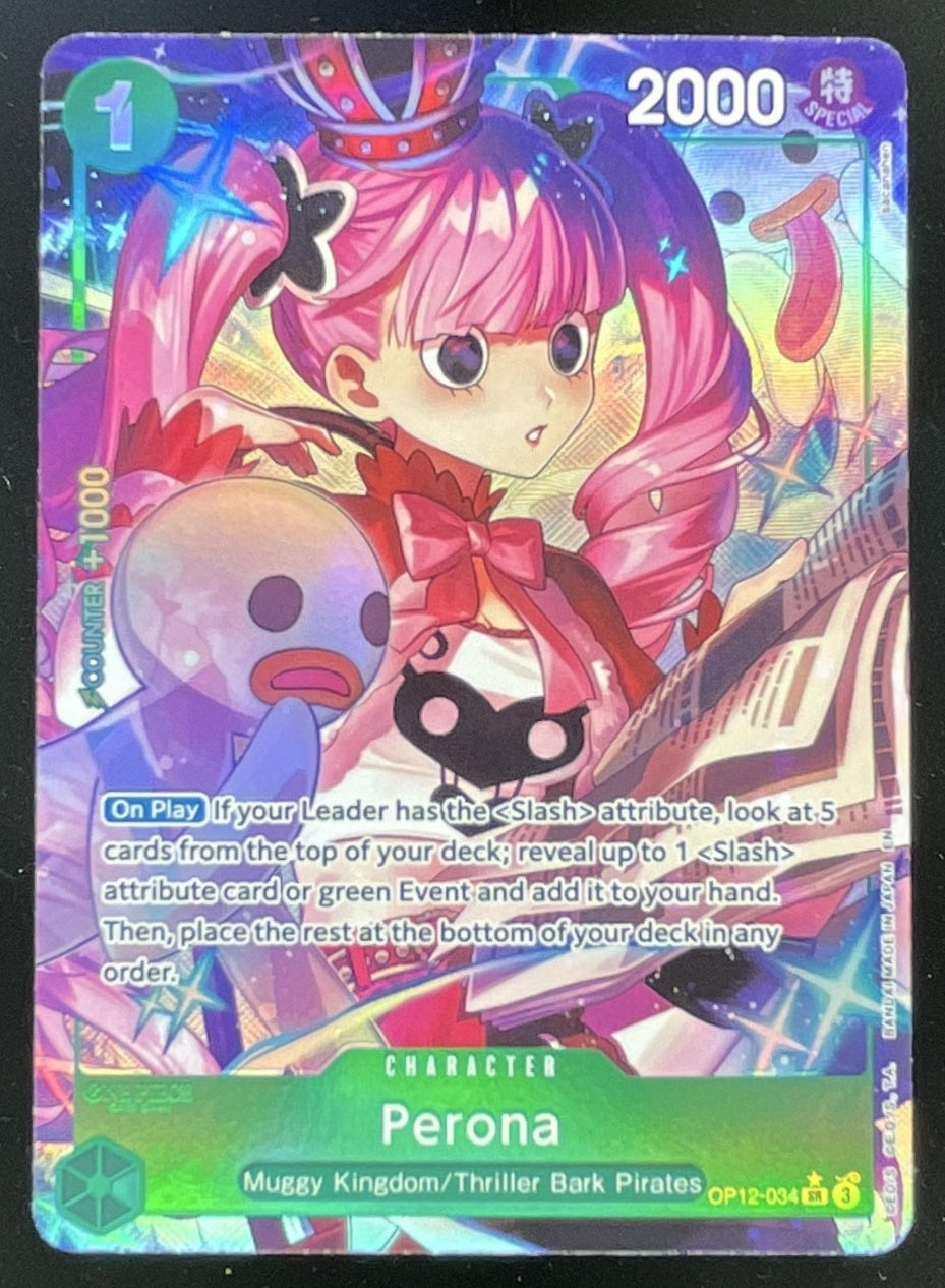 2025 One Piece Legacy of the Master Alternate Art #OP12-034 Perona