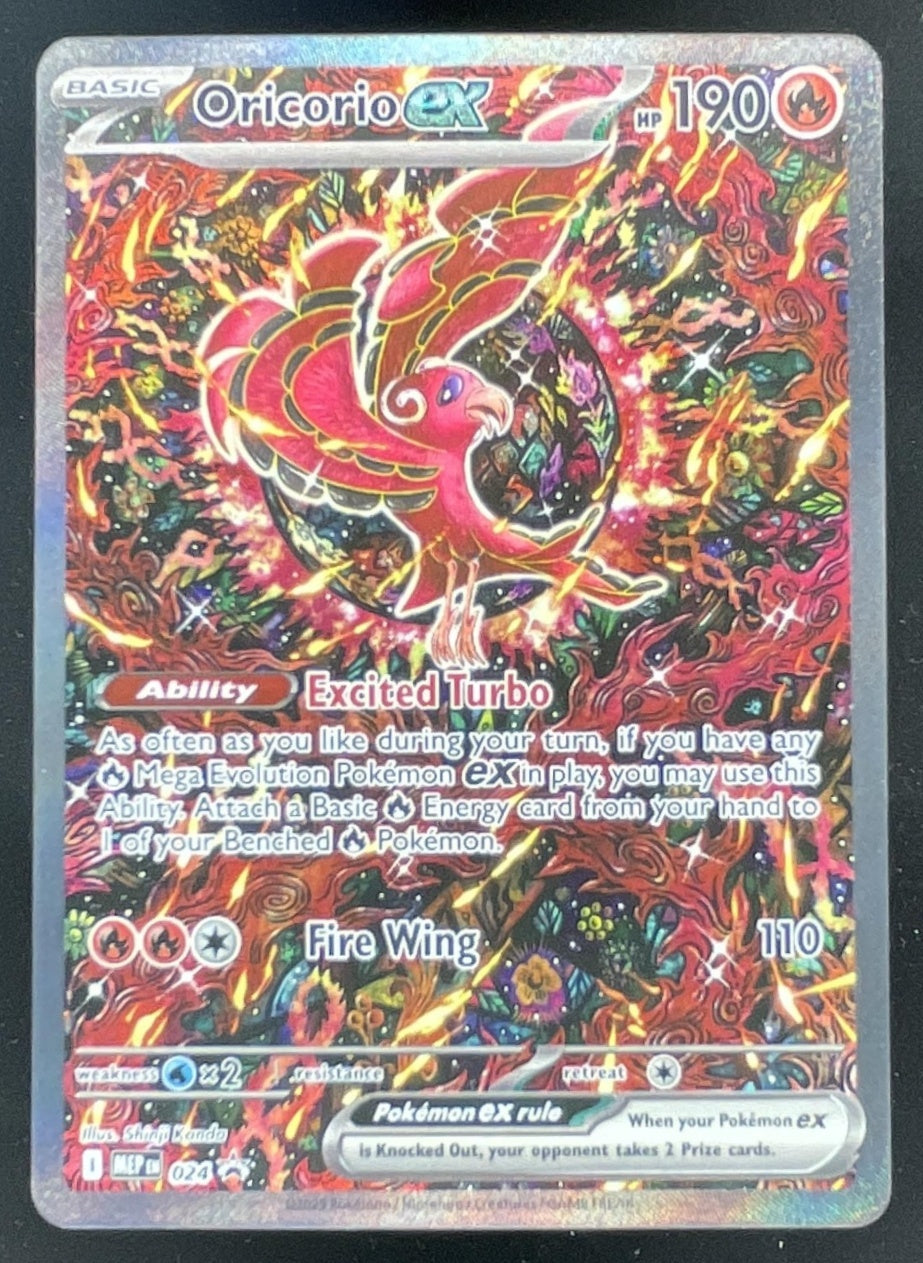 oricorio pokemon card 2025 Pokemon MEP Black Star Promos #024 Oricorio ex – Burbank Cards