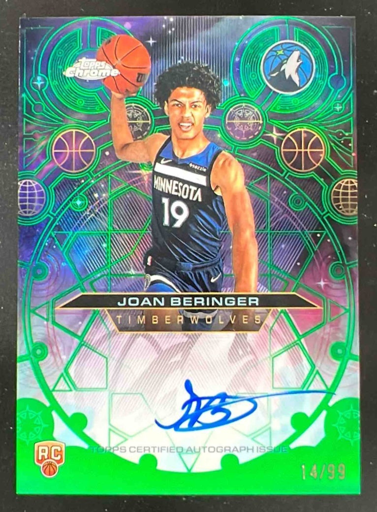 2025-26 Topps Chrome Rookie Chromograph Green #CHR-JB Joan