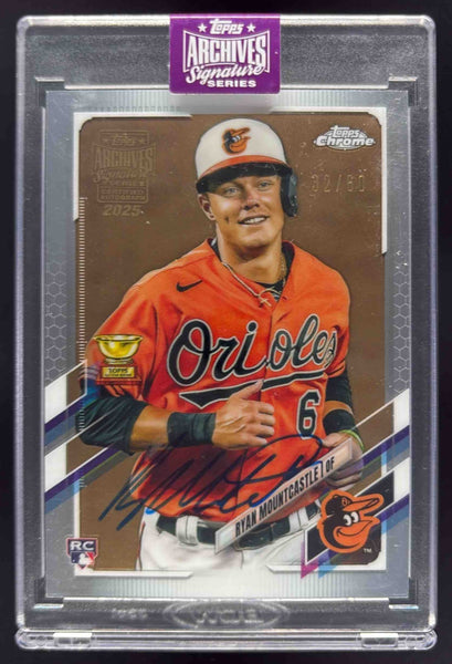2025 Topps Archives Signature Series Autograph Ryan Mountcastle