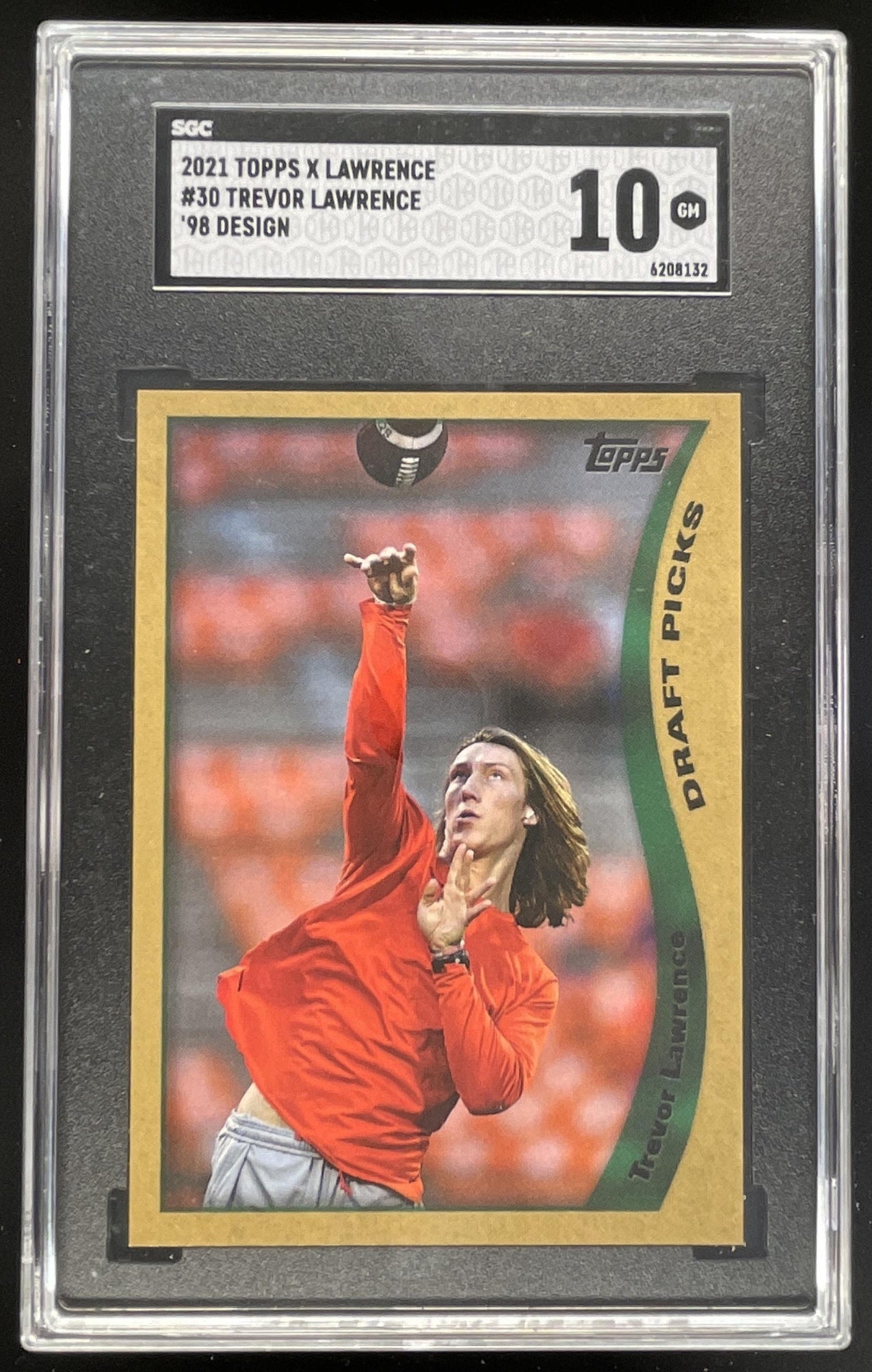 2021 Topps x Trevor Lawrence #30 Trevor Lawrence RC SGC 10