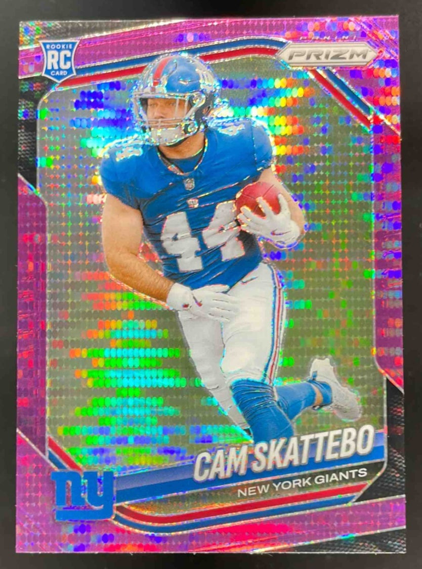 2025 Panini Prizm Purple Pulsar Prizm #363 Cam Skattebo RC