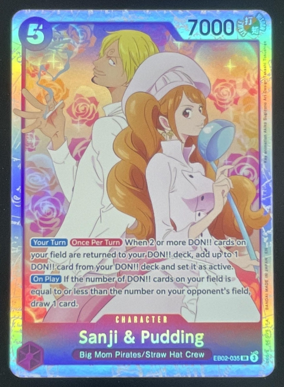 2025 One Piece Anime 25th Collection Alternate Art #EB02-035 Sanji