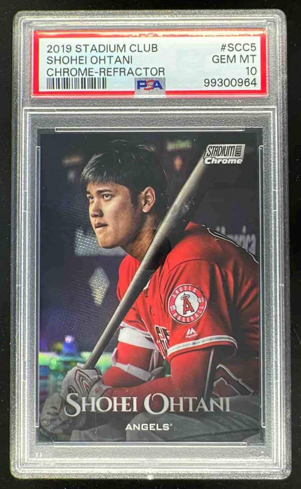2019 Topps Stadium Club Chrome Refractor #SCC-5 Shohei Ohtani PSA