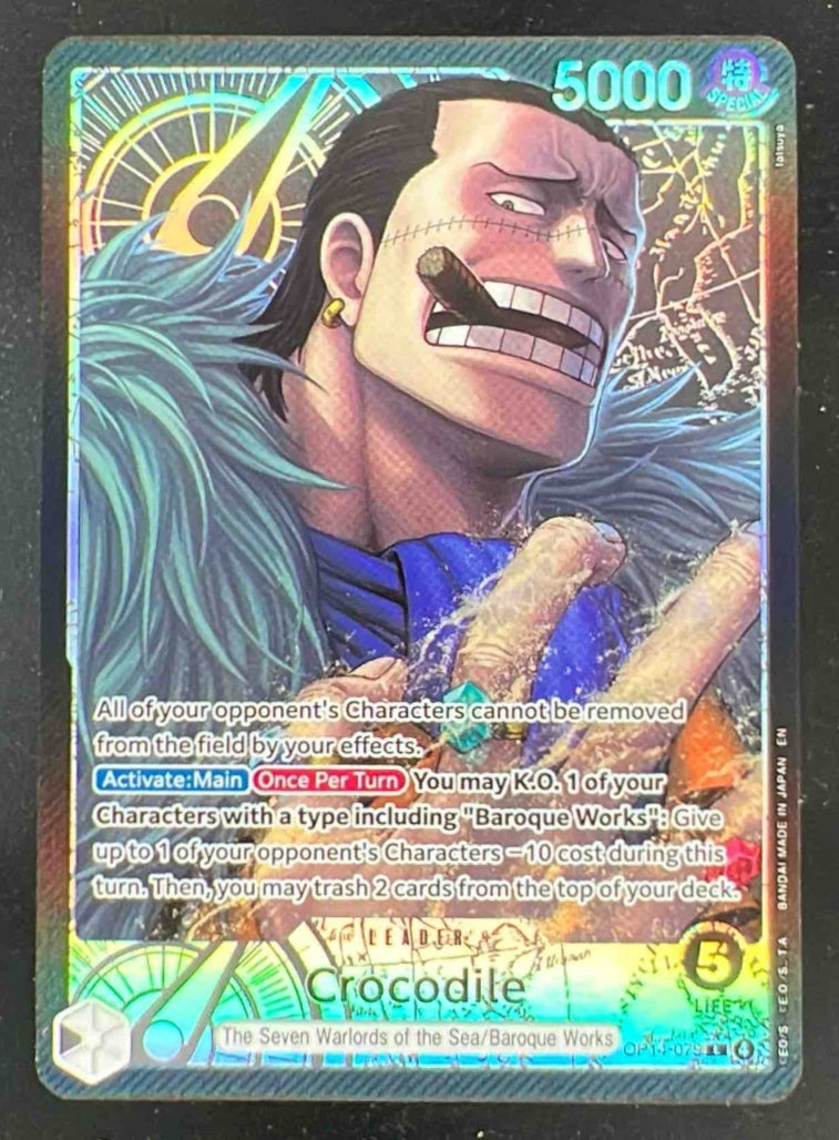 Crocodile - OP14-079 Alternate Art - The Azure Sea's Seven OP14