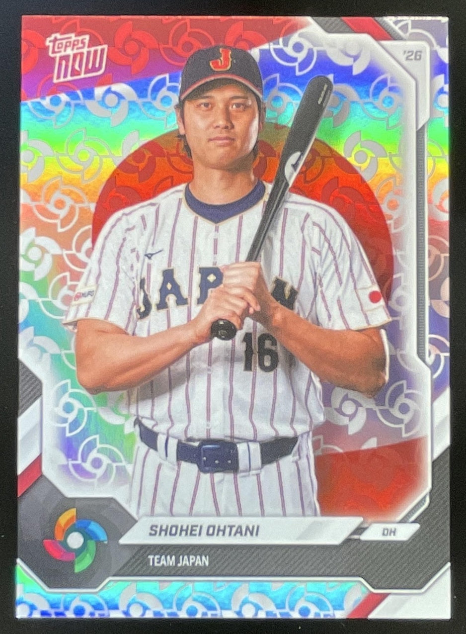 2026 Topps Now WBC Japan Team Set WBC Logo #JP01 Shohei Ohtani