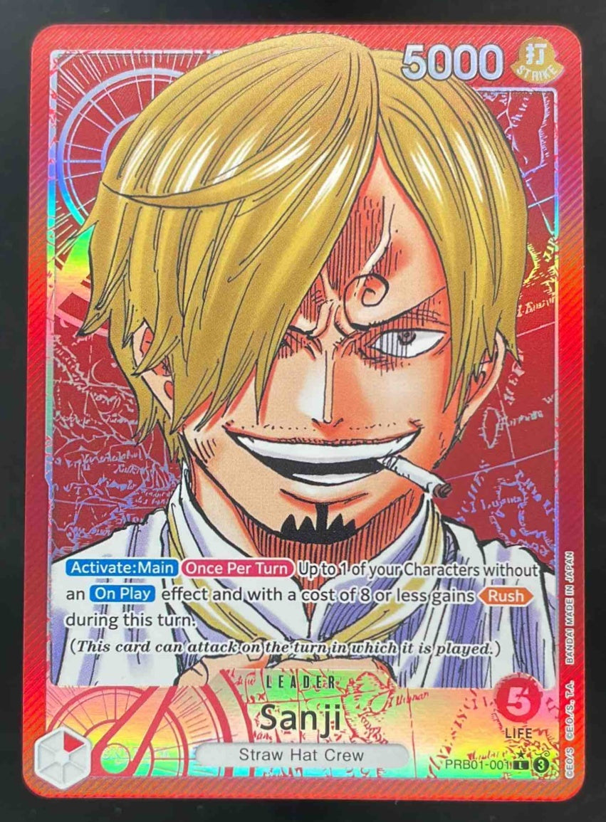 Sanji PRB01-001 Alternate Art - Premium Booster -The Best- PRB-01