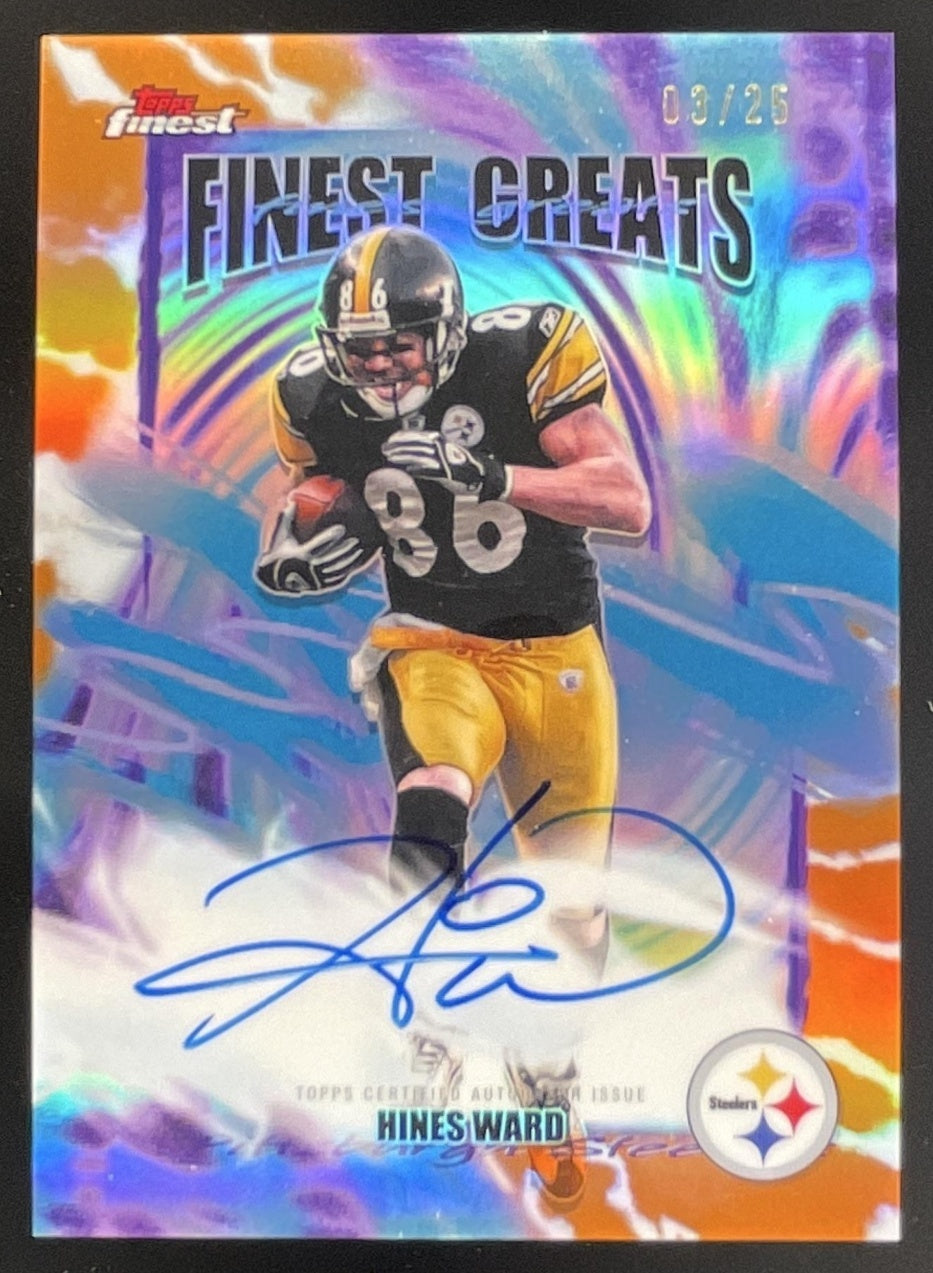2025 Topps Finest Finest Greats Orange Refractor #FGA-HW Hines