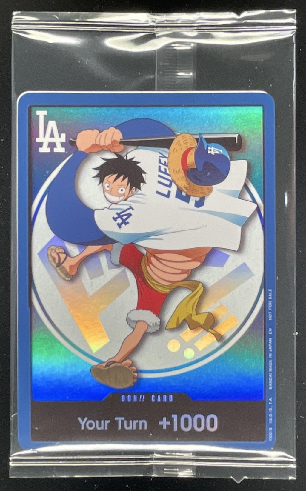 2026 One Piece LA Dodgers x One Piece Night Promo Don Card Monkey