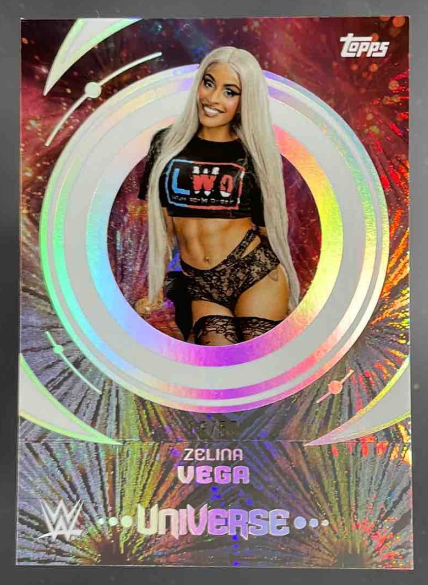 2025 Topps Universe WWE Blast #6 Zelina Vega /50 – Burbank Cards