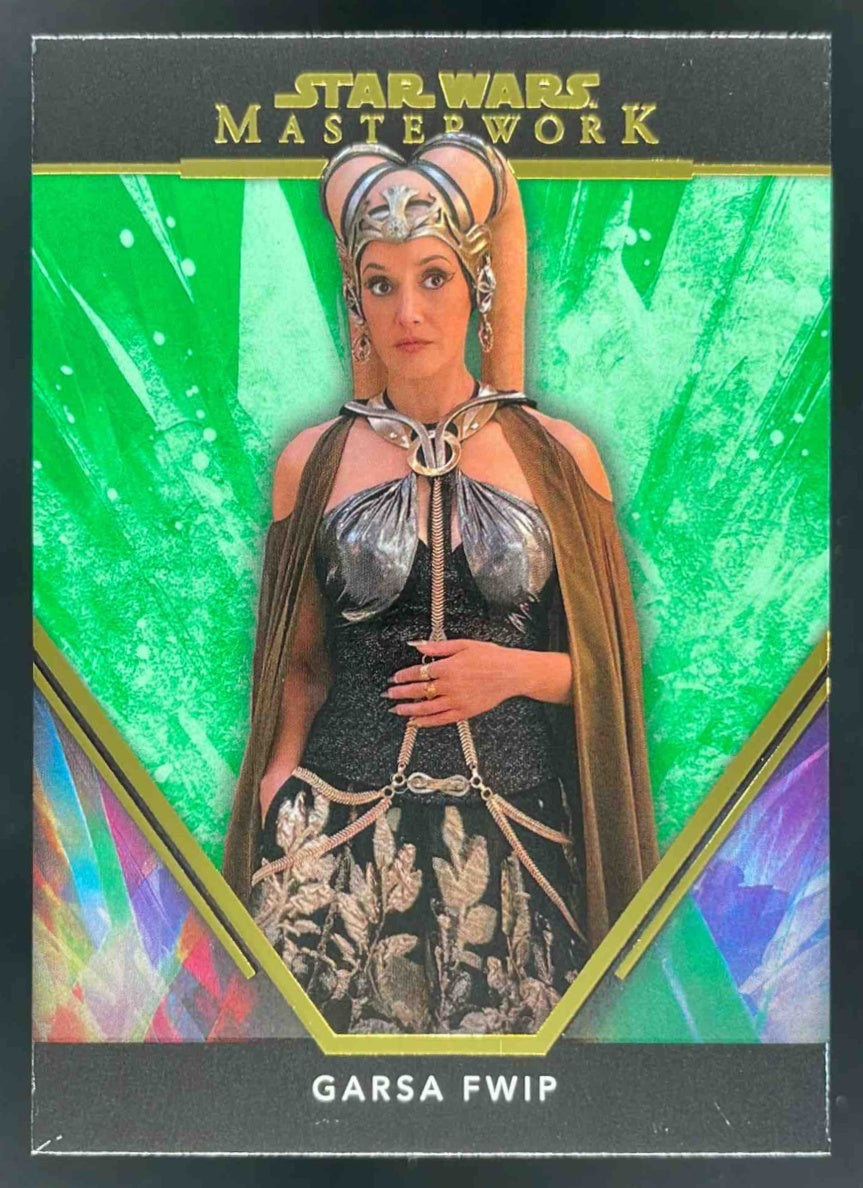 2024 Topps Star Wars Masterwork Green #36 Garsa Fwip /99 – Burbank