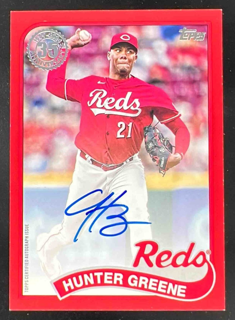 2024 Topps 1989 35th Anniversary Autographs Red #89BA-HG Hunter