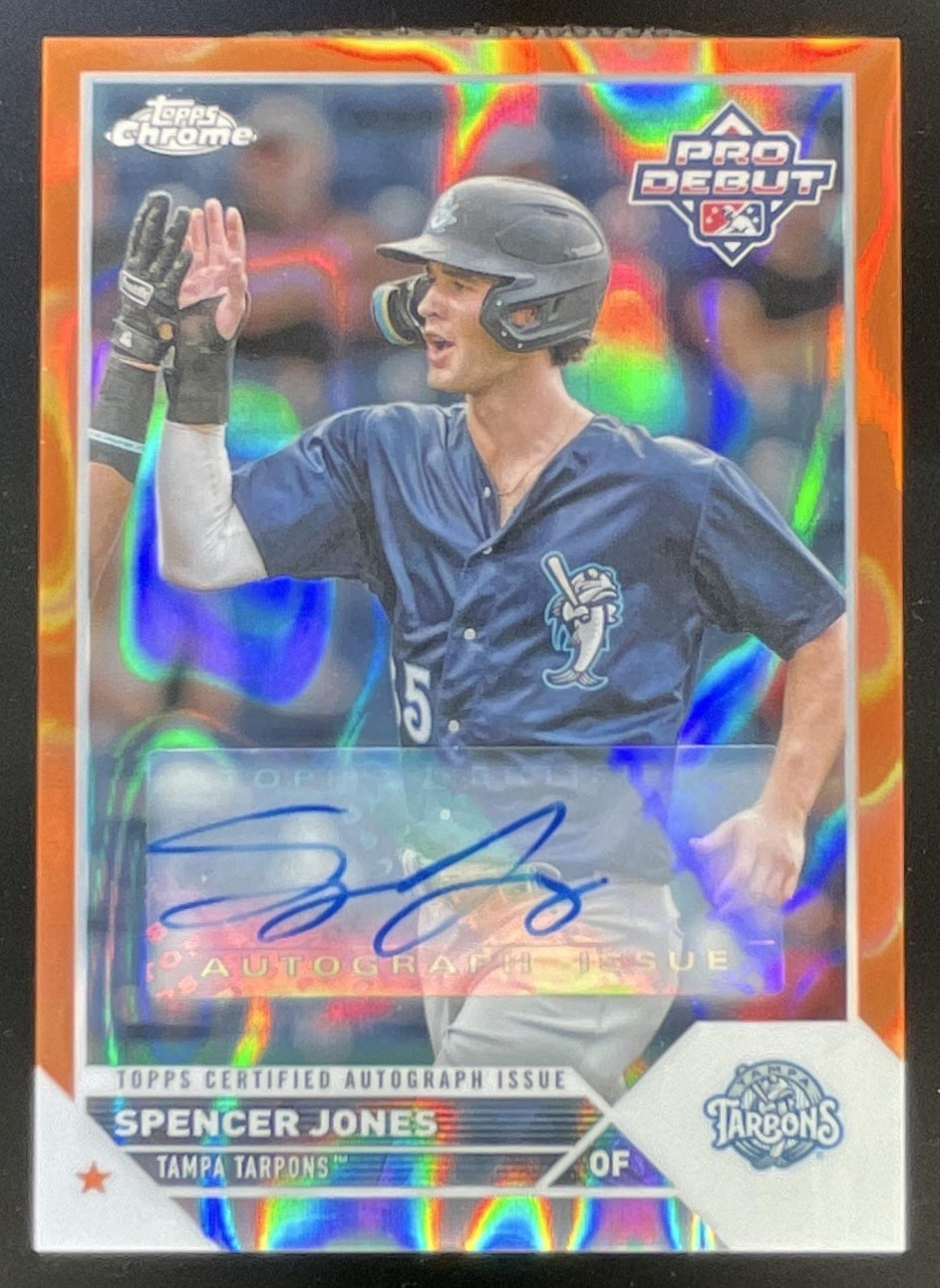 2023 Topps Pro Debut Chrome Orange Lava Refractor #PDC-59 Spencer