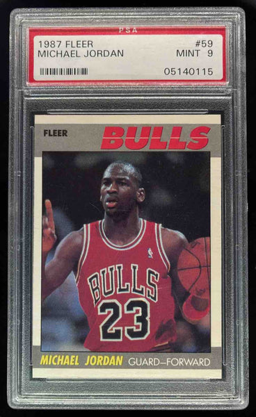 1987-88 Fleer #59 Michael Jordan PSA 9 – Burbank Cards