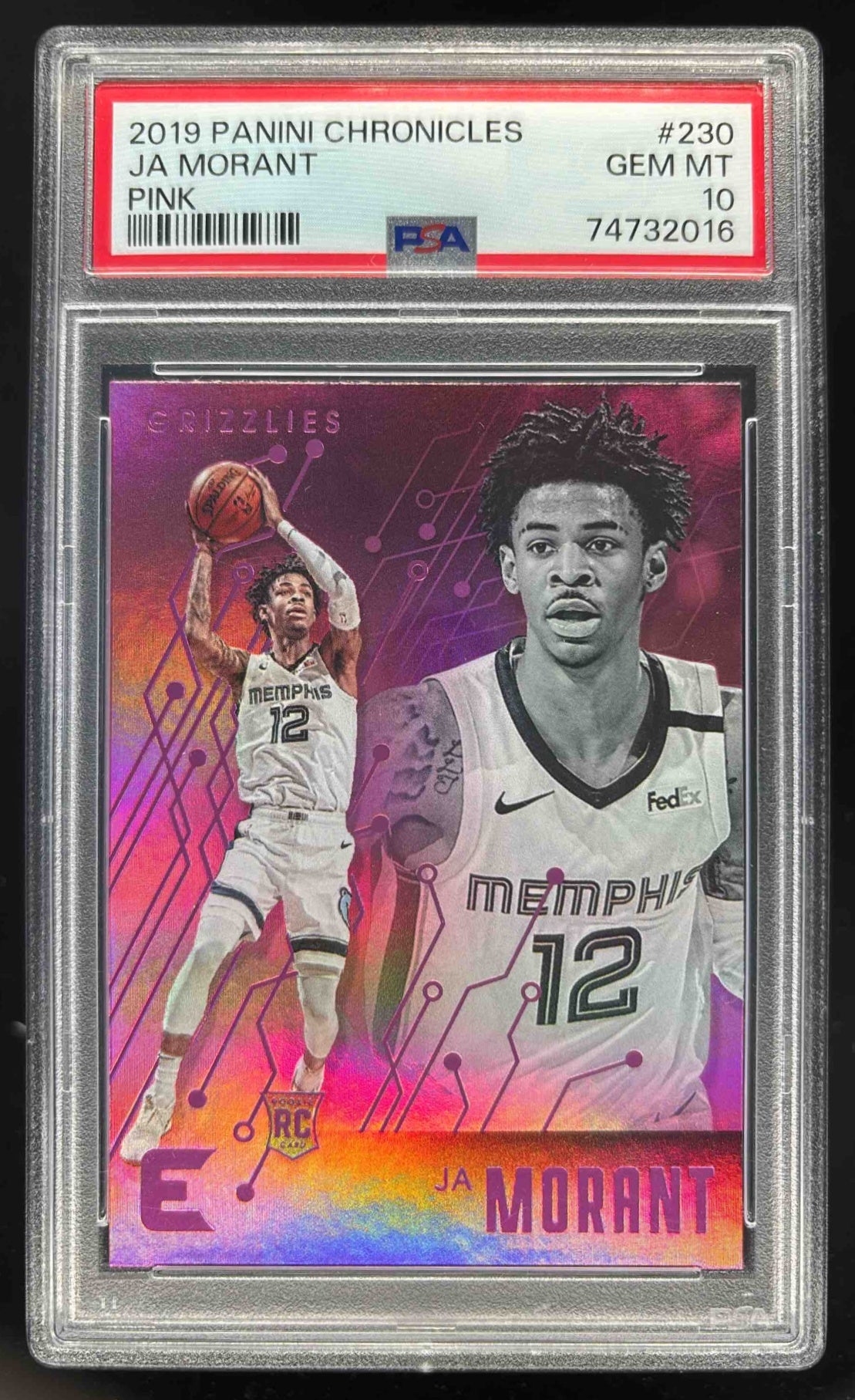 その他 2019 Chronicles Ja Morant RC PSA 10 Graded 2019-20 Panini Chronicles JA MORANT #116 Young Dolph