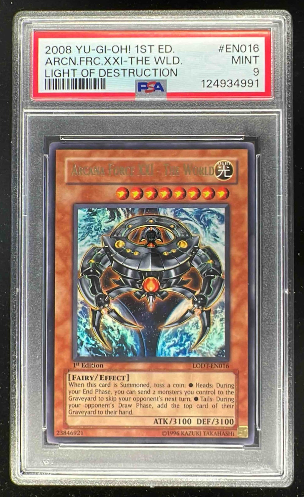 Yu-Gi-Oh! - Arcana Force XXI - The World (LODT-EN016) - Light of Destruction - Unlimited Edition - Ultra Rare | Yu-Gi-Oh! | Games & Puzzles Yu-Gi-Oh! - Arcana Force XXI - The World (LODT-EN016) - Light of Destruction - Unlimited Edition - Ultra Rare | Yu-Gi-Oh! | Games & Puzzles