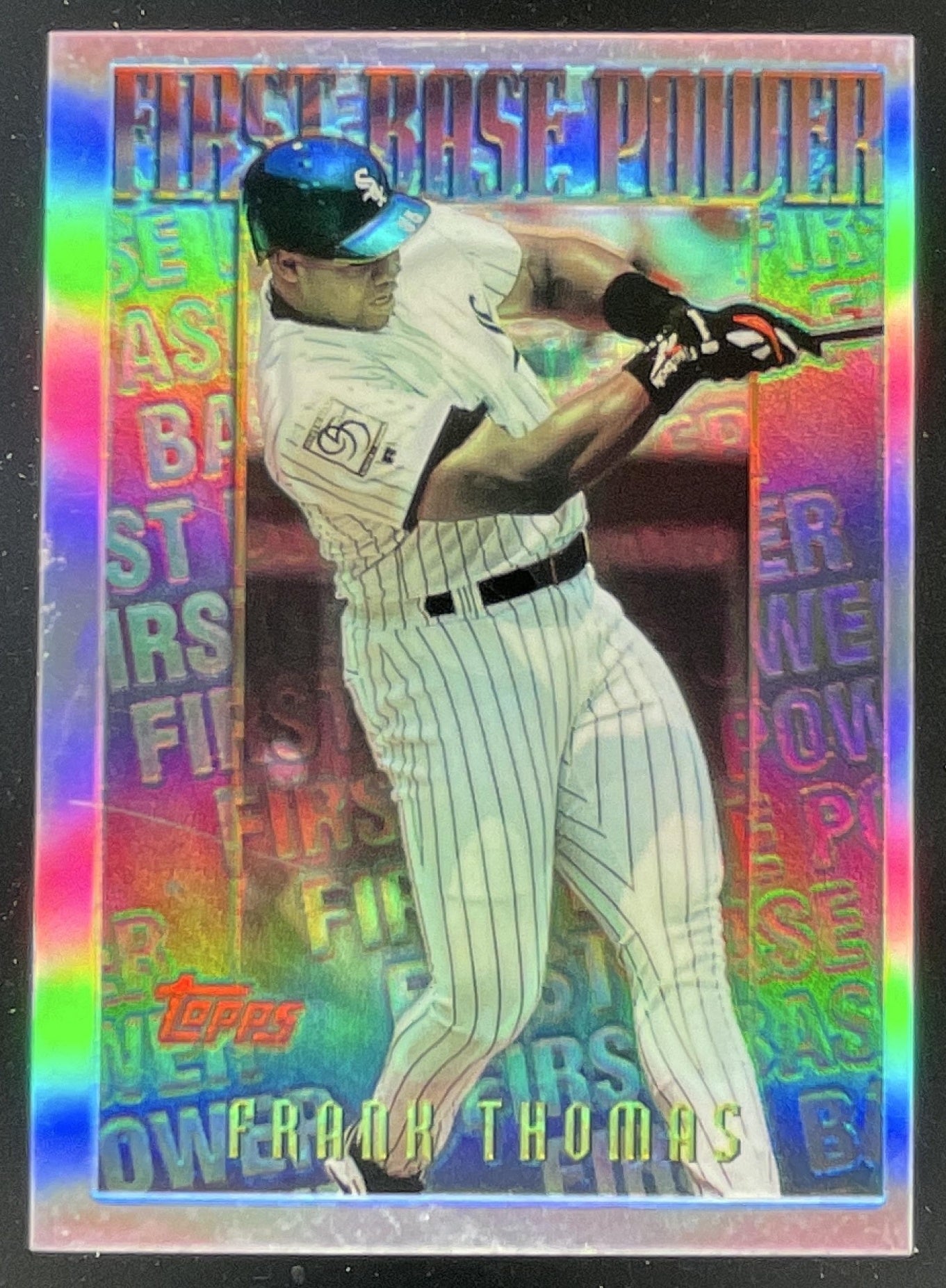 1996 Topps Mystery Finest Refractors #M21 Frank Thomas – Burbank Cards