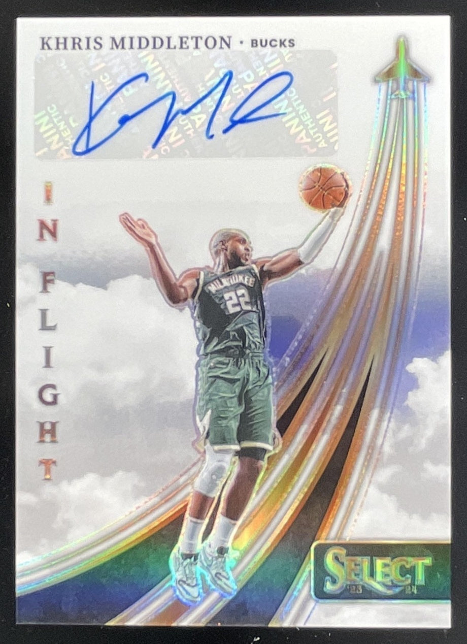 2023-24 Select In Flight #IFS-MID Khris Middleton Auto /99