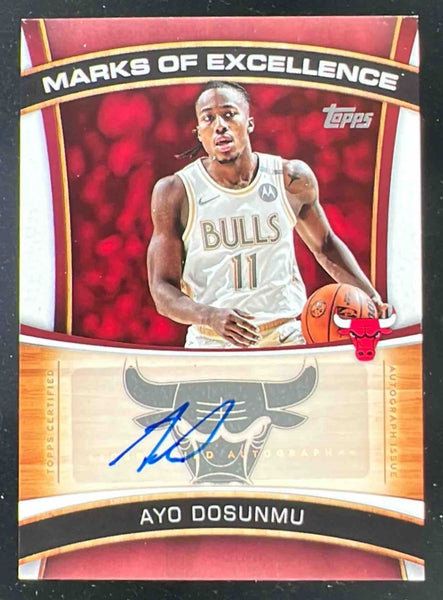 2025-26 Topps Marks of Excellence #ME-AD Ayo Dosunmu Auto