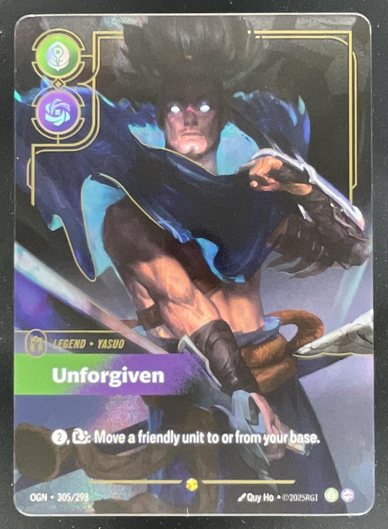 【Riftbound】Yasuo Unforgiven (OverNumber) Riftbound League of Legends: Yasuo, Unforgiven Overnumbered