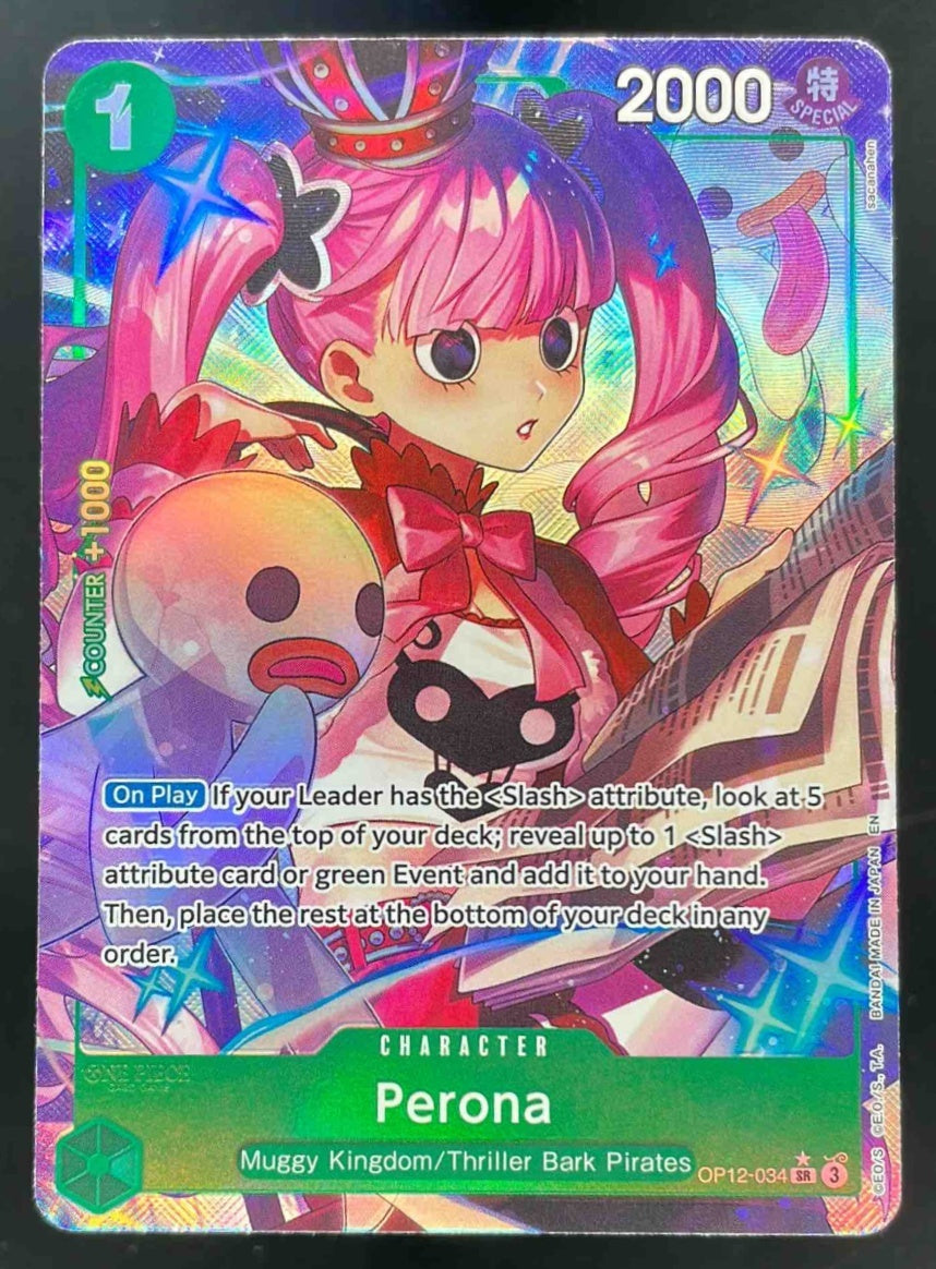 Perona [Alternate Art] OP12-034 One Piece Japanese Legacy of the Master