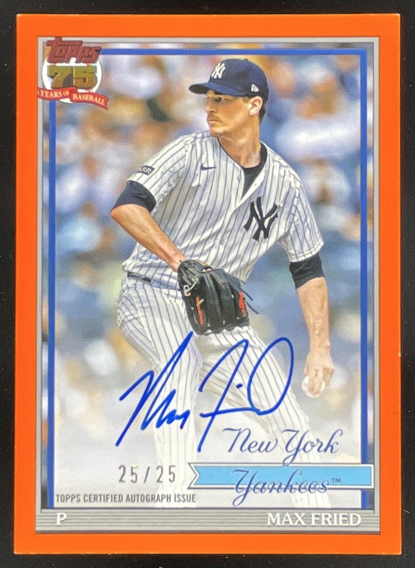 MAX OT 2026 Topps Series 1 1991 Topps Autograph Orange #91A-MF Max Fried