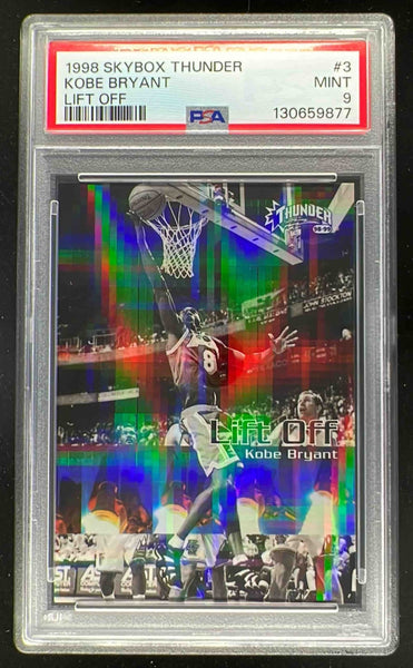 1998-99 Skybox x Thunder Lift Off #3 LO Kobe Bryant PSA 9