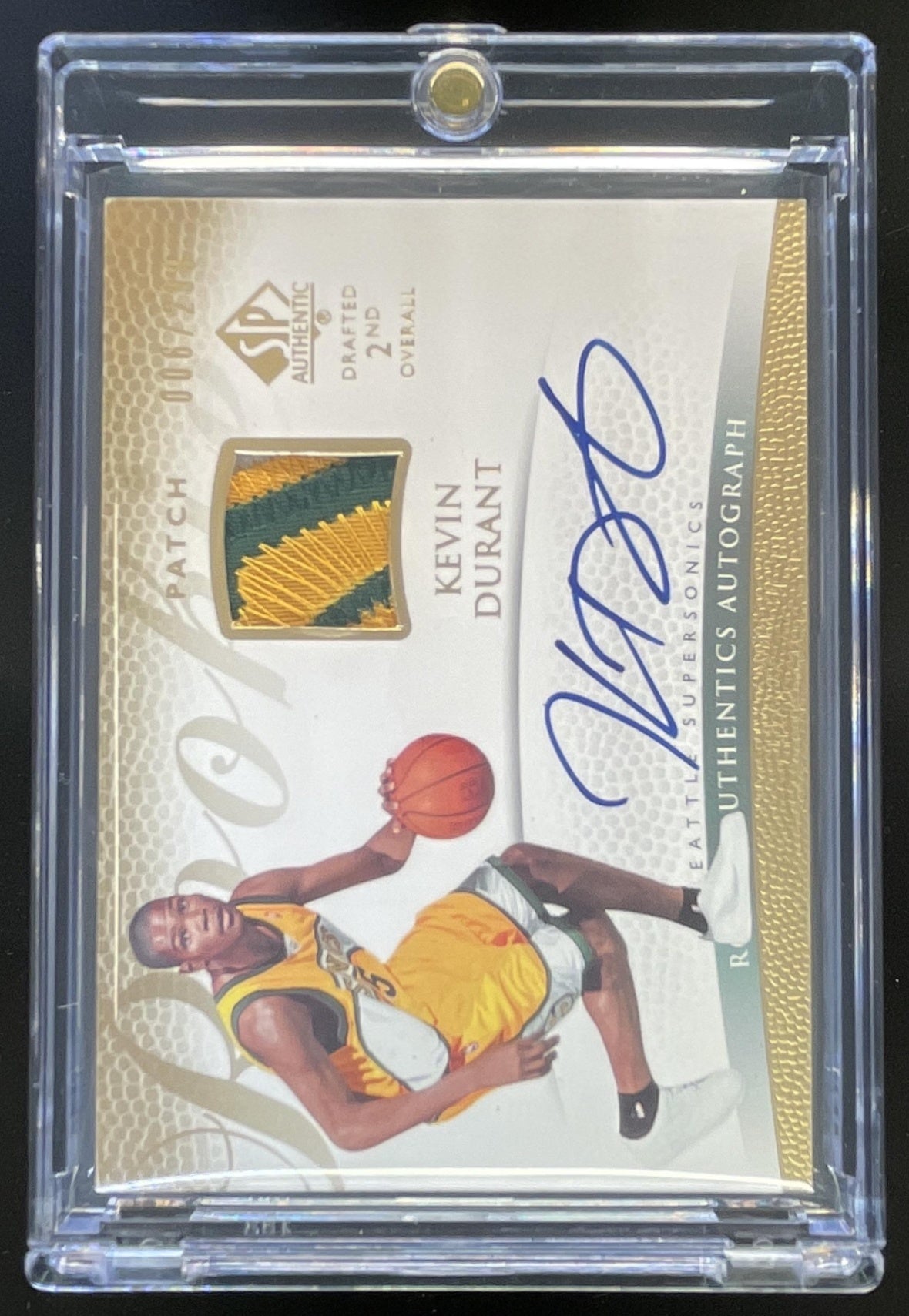 2007-08 SP Authentic #152 Kevin Durant MEM Autograph RC Auto /299