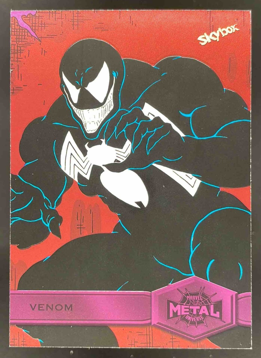 2021 Skybox Metal Universe Marvel Spider Man Pink Light FX #193