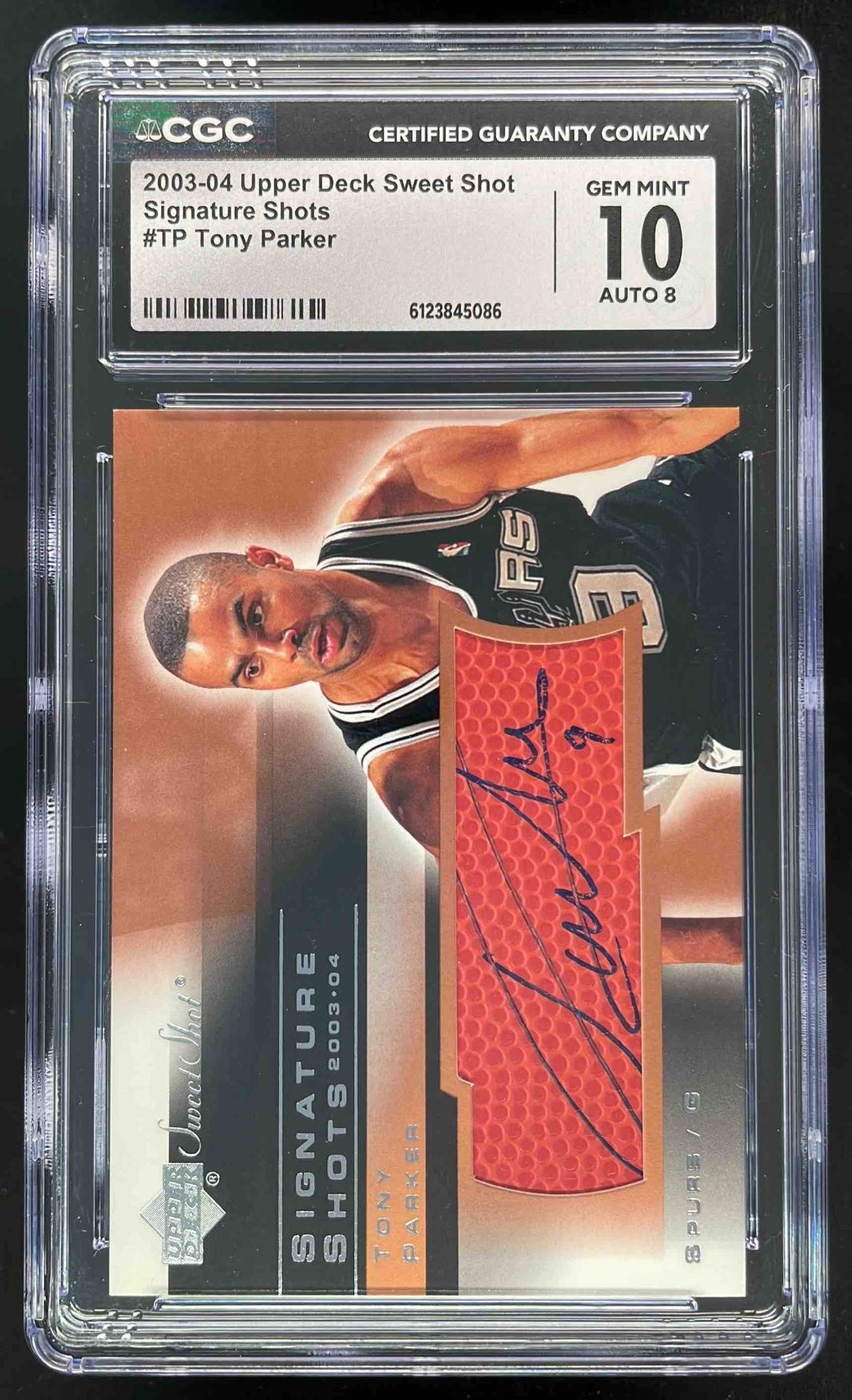 2003-04 Upper Deck Sweet Shot Signature Shots #TP Tony Parker Auto