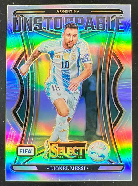 2024-25 Panini Select FIFA Unstoppable #23 Lionel Messi – Burbank