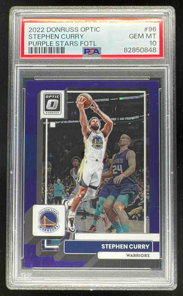 2022-23 Panini Donruss Optic Purple Stars #96 Stephen Curry /17