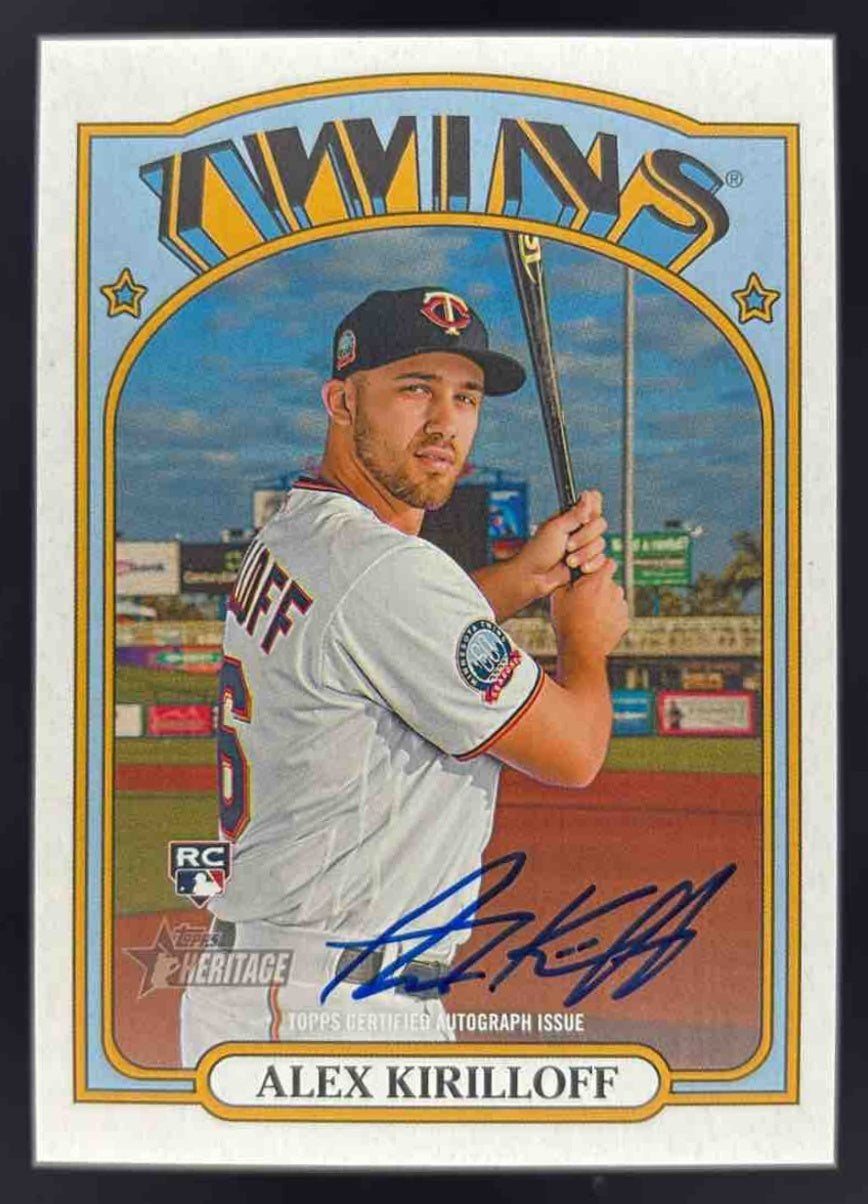 2021 Topps Heritage Real One Autographs High Number #AK Alex