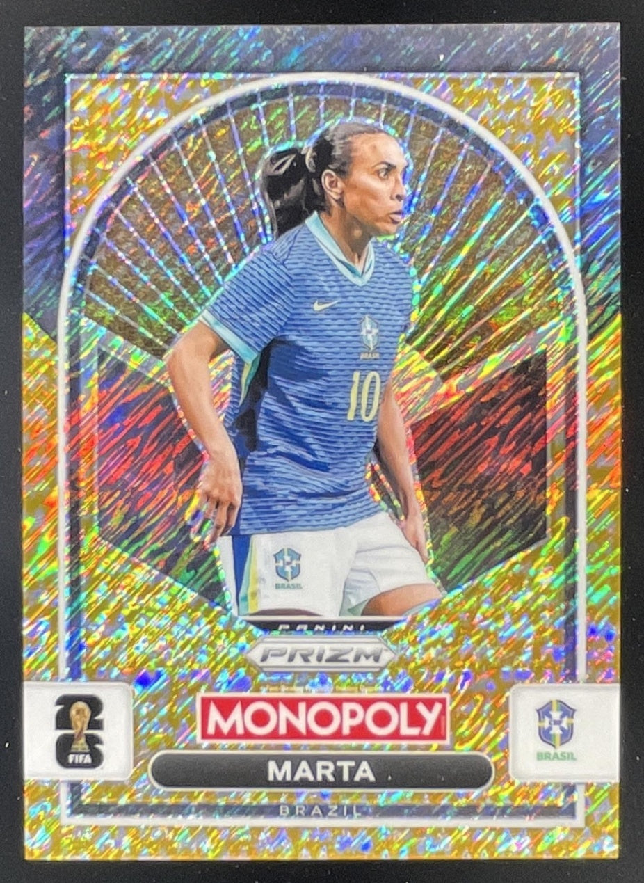 2026 Panini Prizm Monopoly World Cup Gold Big Money Shimmer Prizm