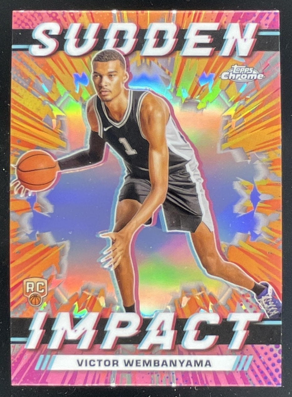 2023-24 Topps Chrome Sudden Impact #SI-1 Victor Wembanyama RC