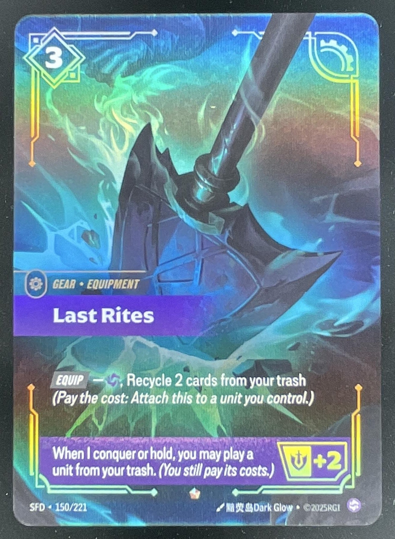 2026 Riftbound League of Legends Spiritforged Chaos #SFD-150 Last