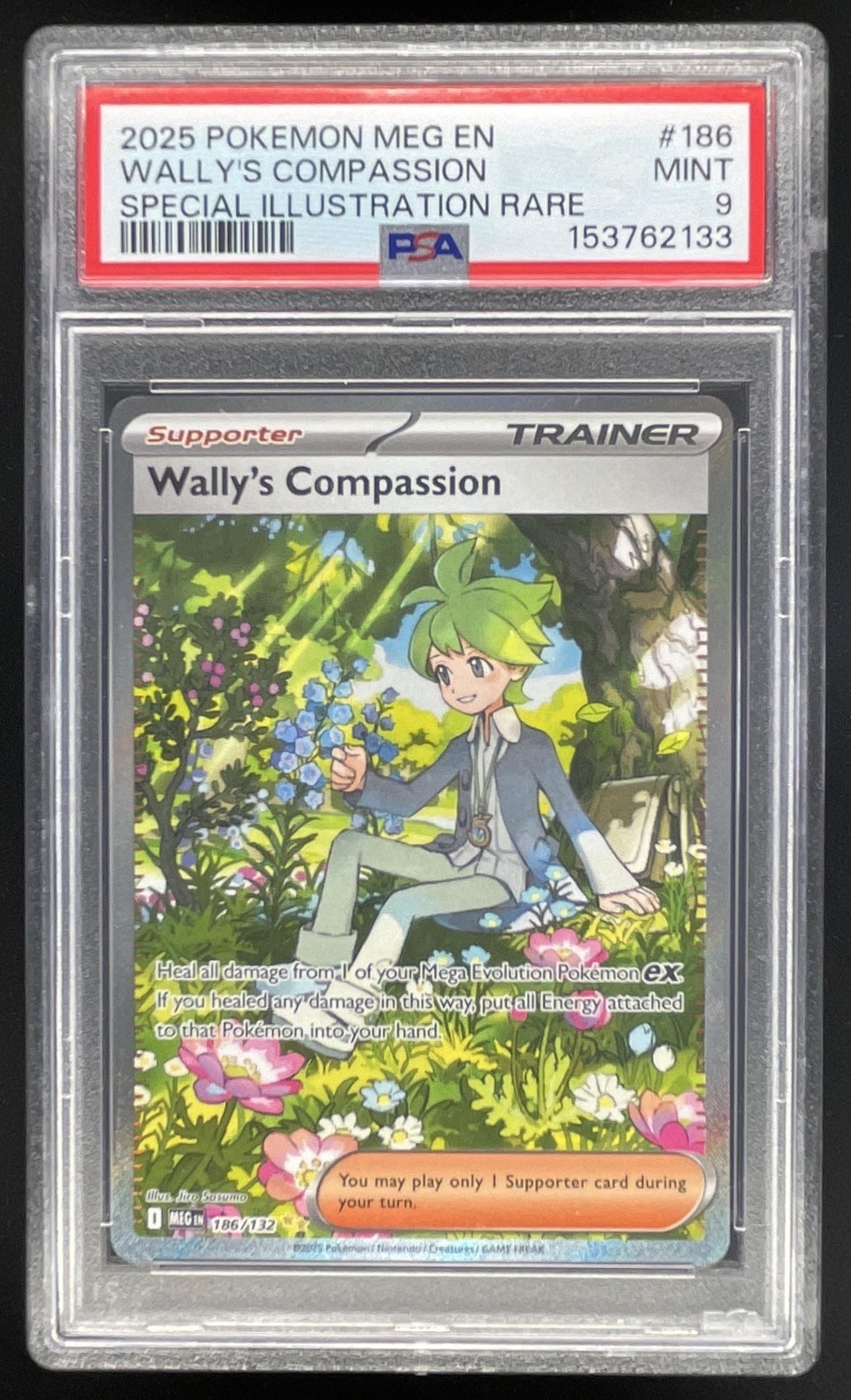 2025 Pokemon Mega Evolution #186/132 Wally's Compassion Special Rare P –  Burbank Cards