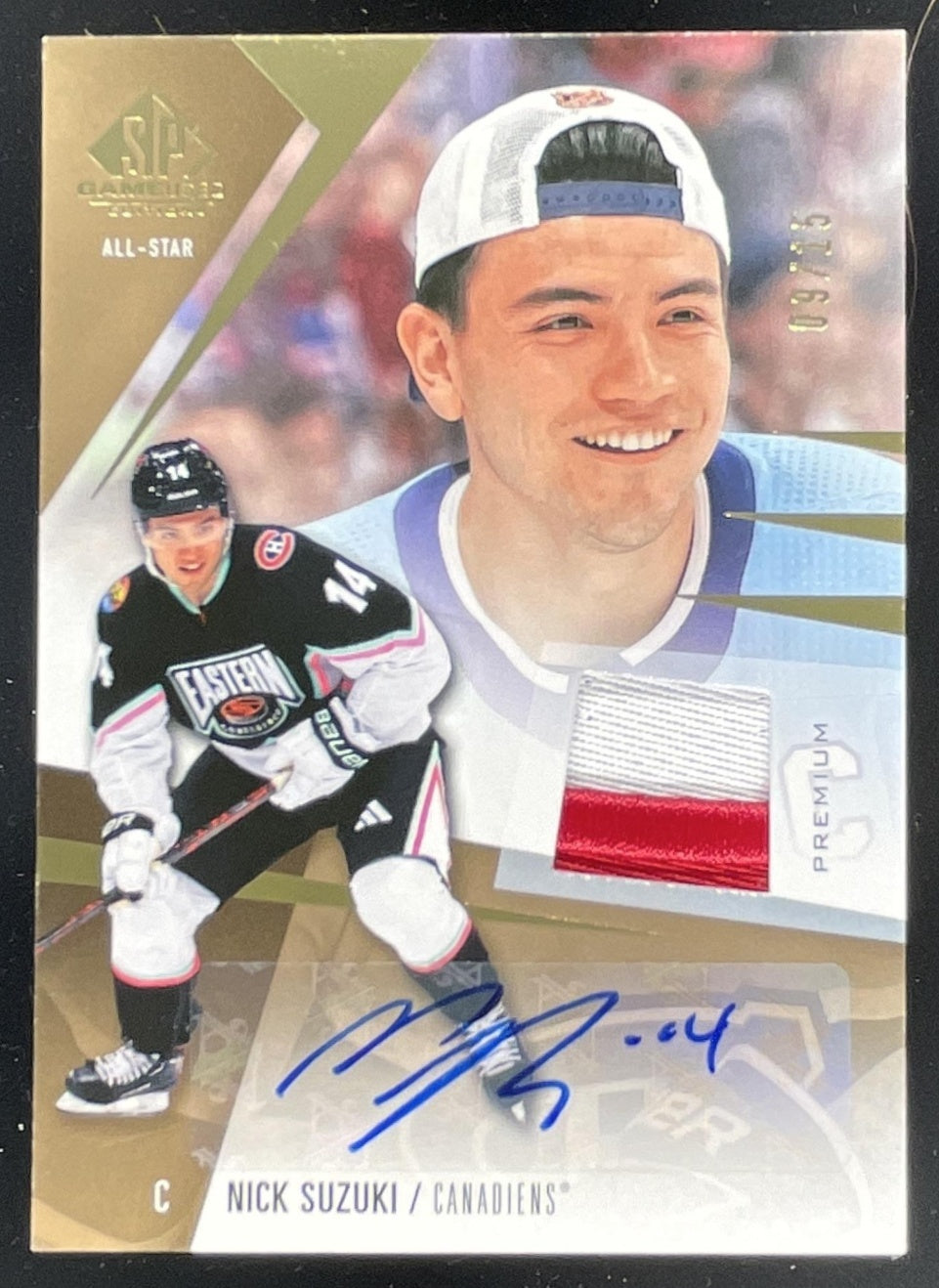 2023-24 Upper Deck SP Game Used Premium Material #127 Nick Suzuki