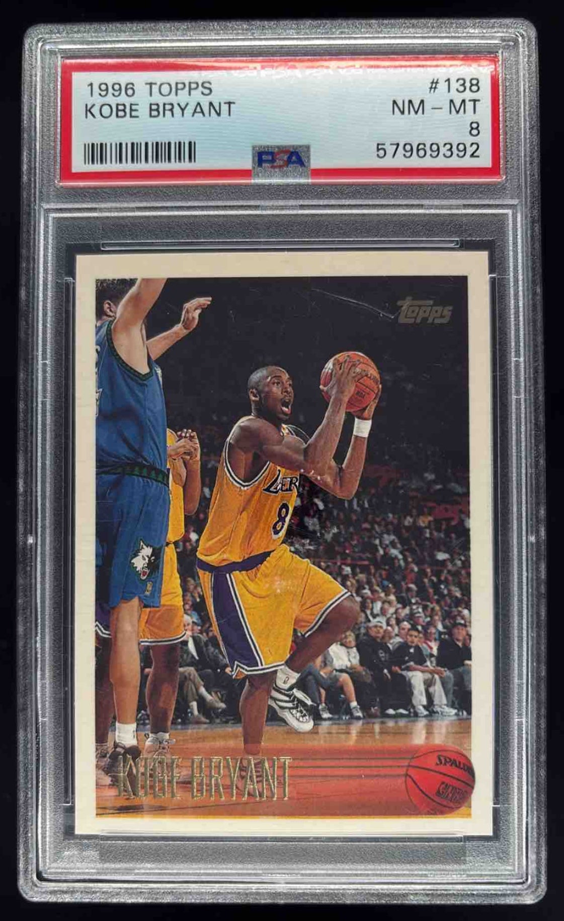 KOBE BRYANT 1996-97 EX RC PSA 8 コービー高騰中！ 1996-97 Topps Stadium Club Kobe Bryant PSA 8 NM-MT R9