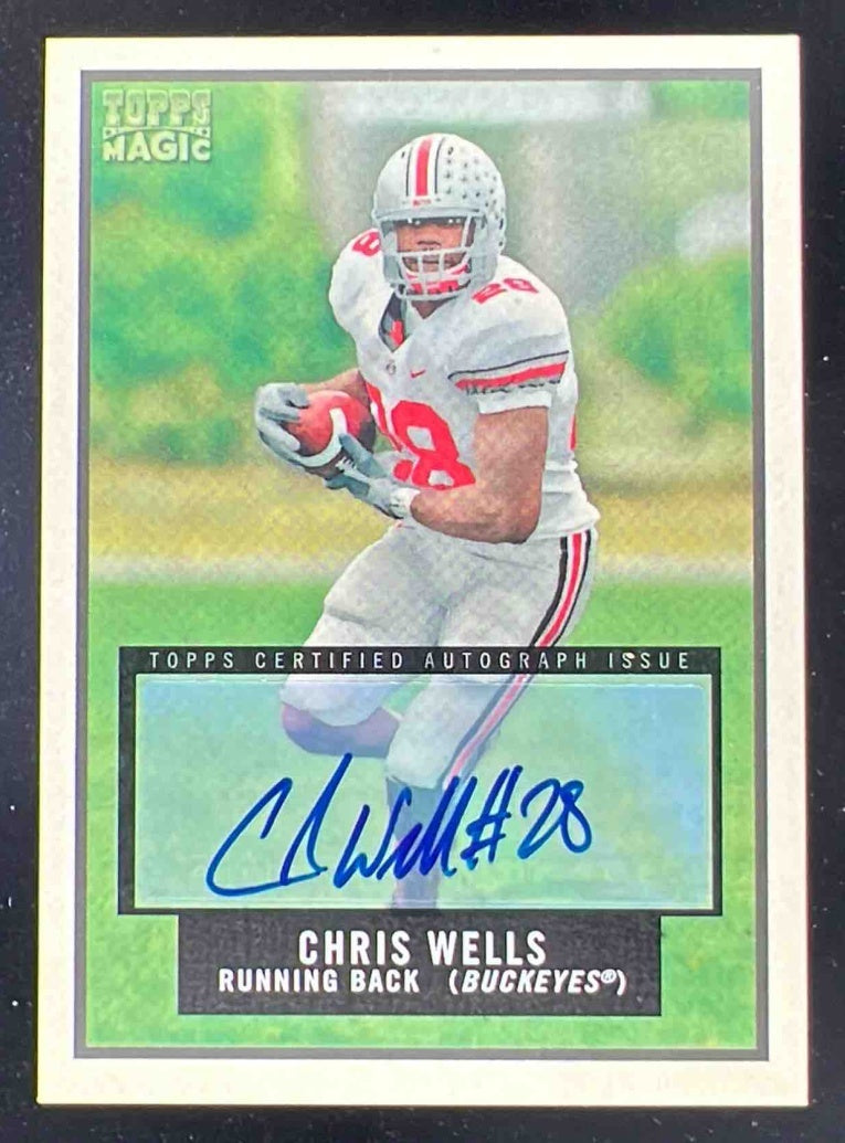 2009 Topps Magic #197 Chris Wells Rookie Autograph RC Auto