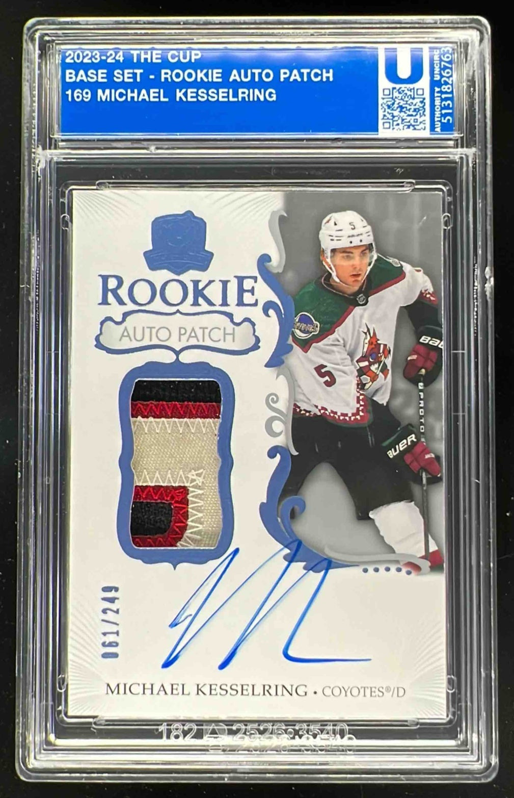 2023-24 The Cup #169 Michael Kesselring Rookie Patch Auto