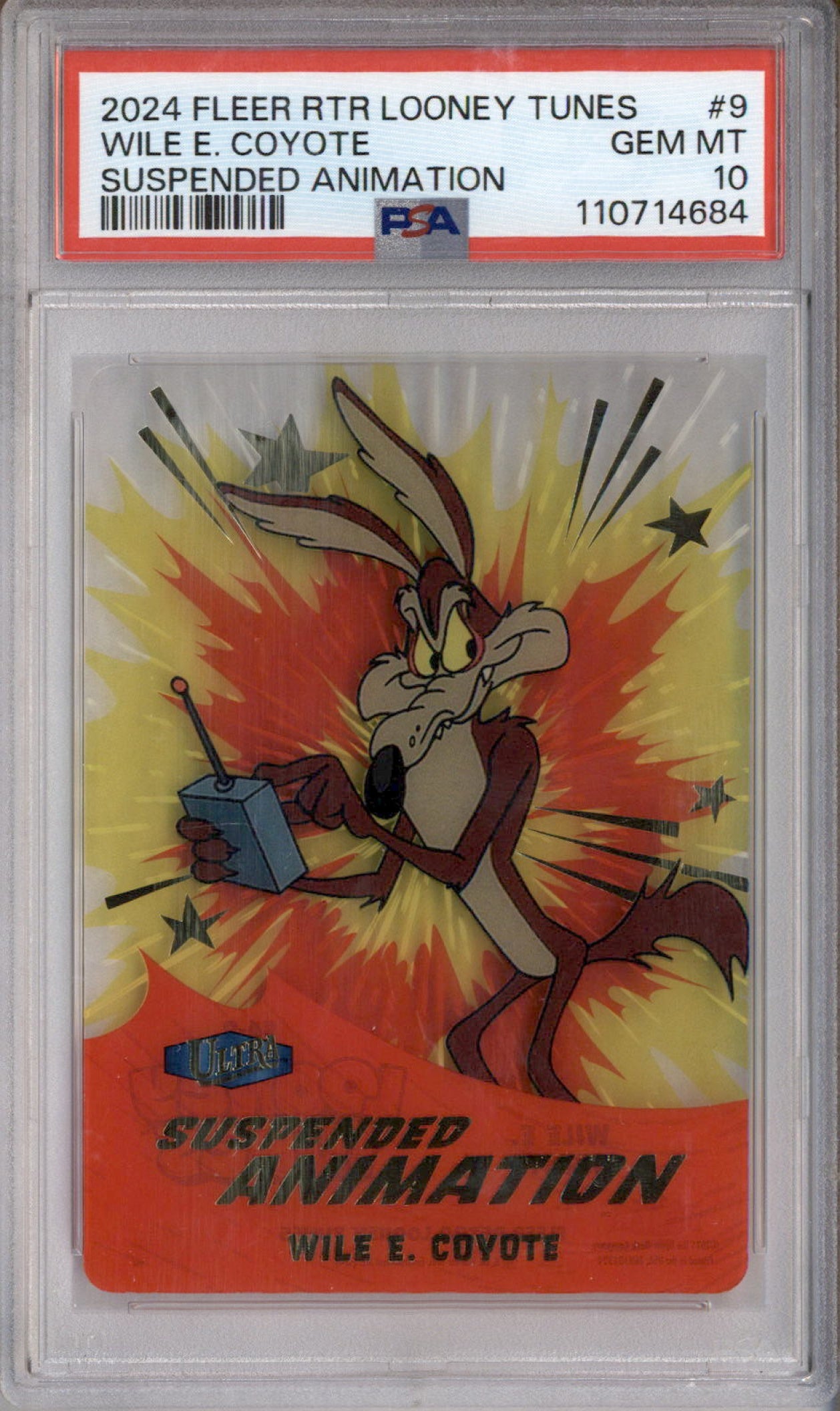 2024 Fleer Retro Looney Tunes Suspended Animation #SA-9 Wile E