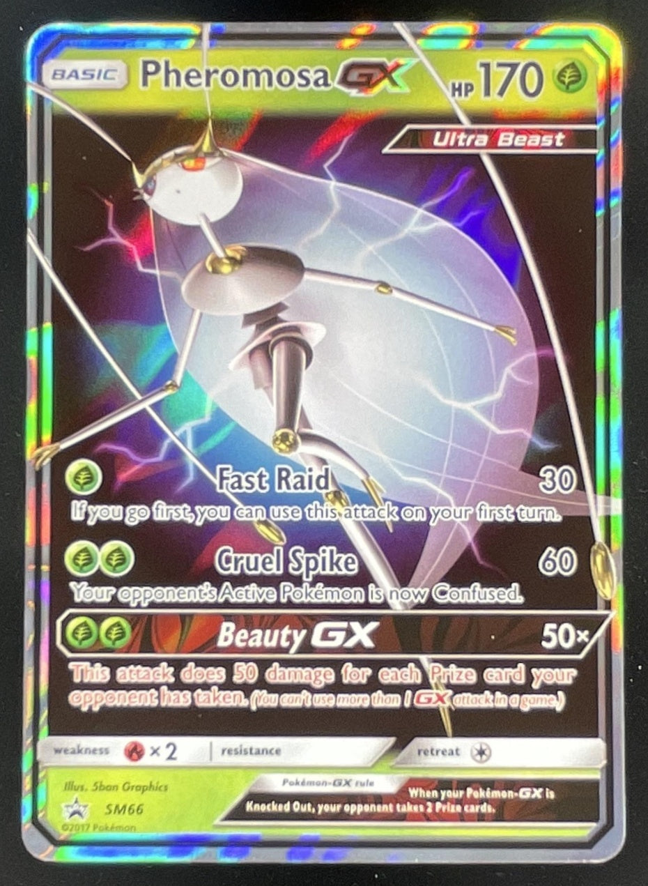2017 pokemon card's value 2017 Pokemon SM Black Star Promos #SM66 Pheromosa – Burbank Cards