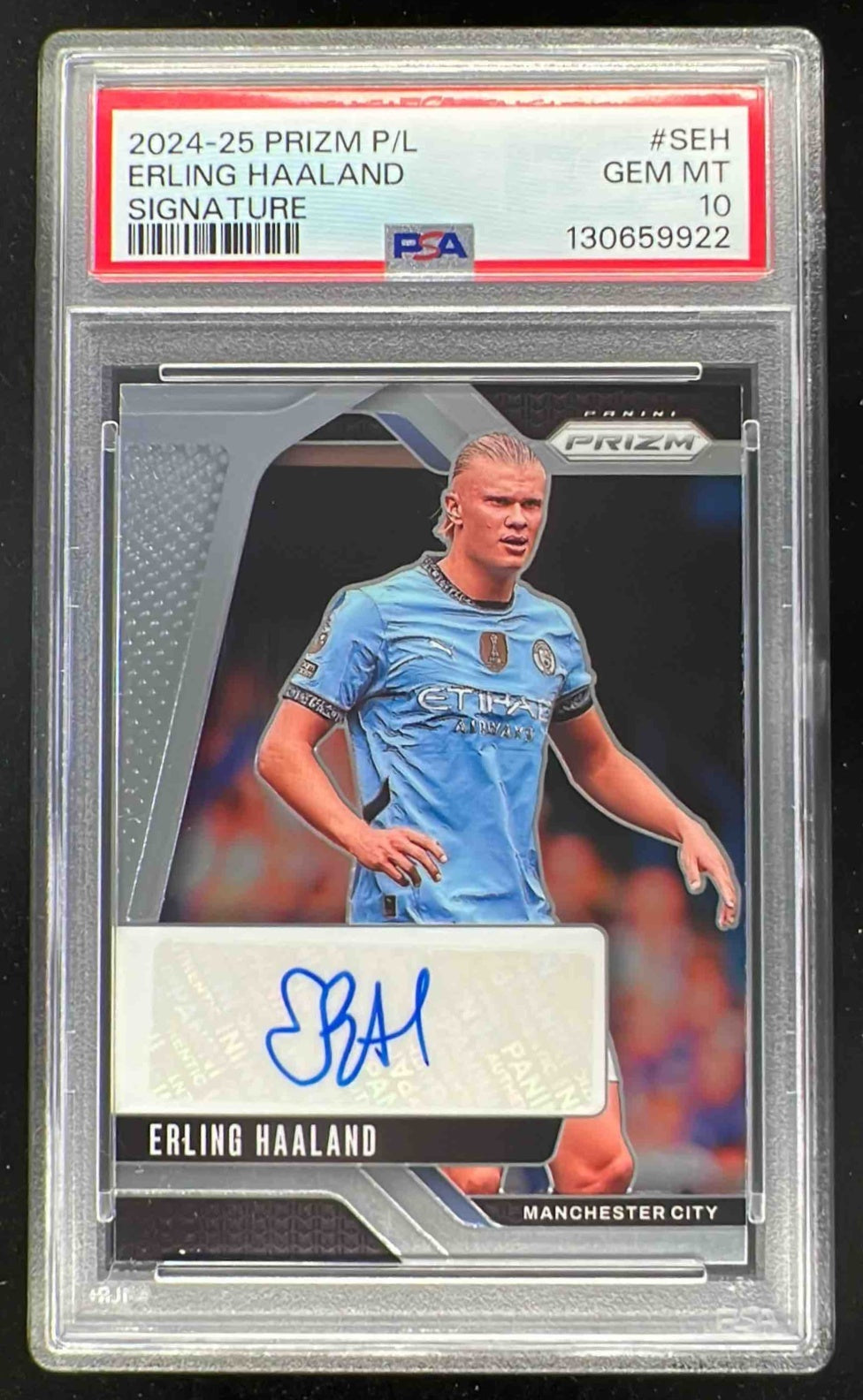 2024-25 Panini Prizm Premier League Signatures #S-EH Erling