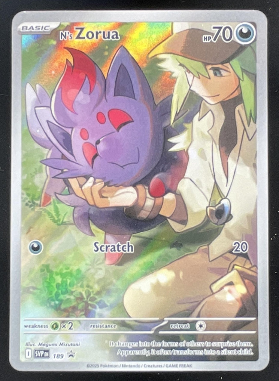 zorua pokemon card 2025 Pokemon SV Black Star Promos Promos #189 N's Zorua – Burbank Cards
