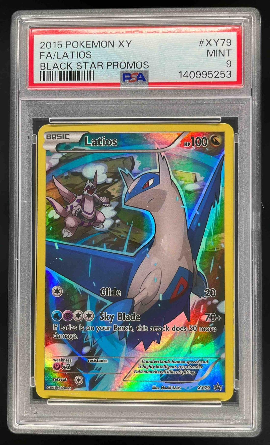 2015 Pokemon XY Black Star Promos #XY79 Latios PSA 9 – Burbank Cards