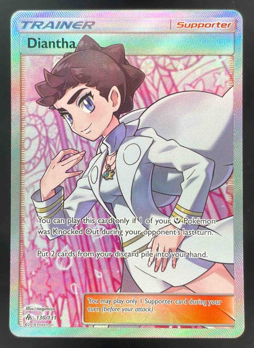 diantha pokemon card 2018 Pokemon Sun & Moon Forbidden Light #130/131 Diantha – Burbank Cards